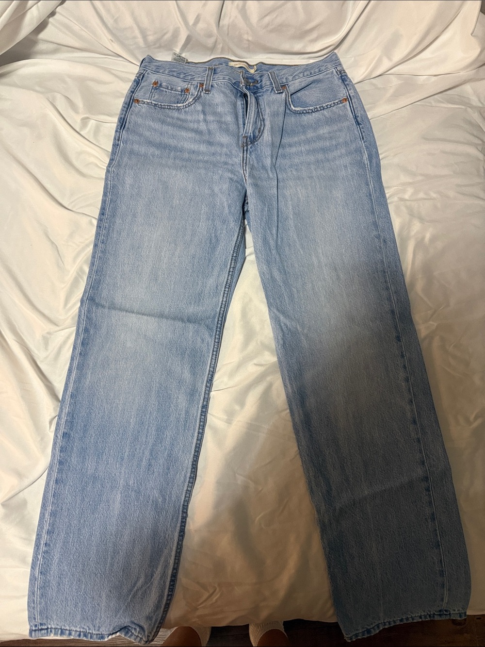 Levi's Light Blue Straight Leg Jeans